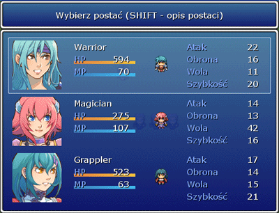 screen character select vx